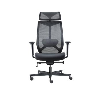 Ergonomischer Bürodrehstuhl Mesh 6 mit Kopfstütze