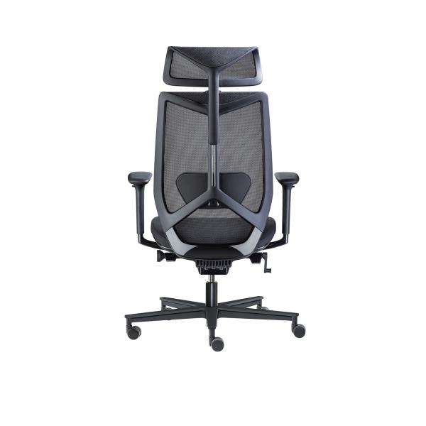 Ergonomischer Bürodrehstuhl Mesh 6 mit Kopfstütze