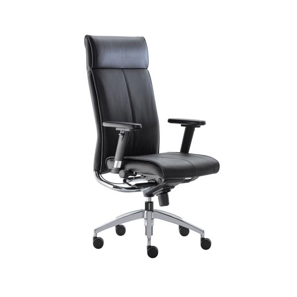Ergonomischer Lederdrehsessel Modell TOP